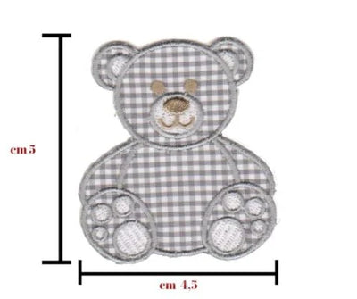 Iron-on fabric application item 9427 4 pieces