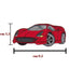 Iron-on fabric application item 9019 3 pieces