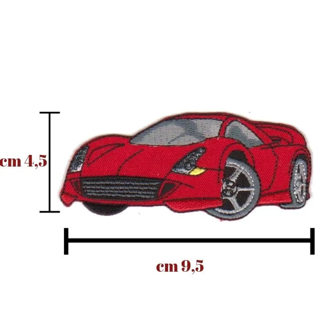 Iron-on fabric application item 9019 3 pieces