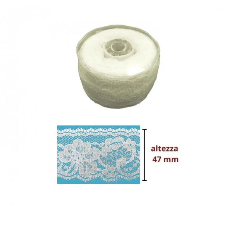 Nylon lace H cm 4.7 item P1045 25 meters