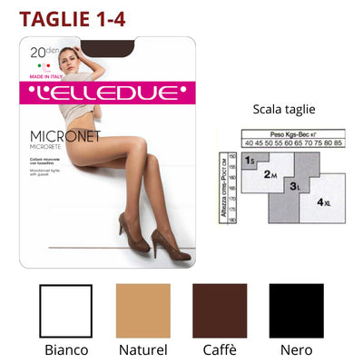 Micronet collant microrete Elledue
paia 6