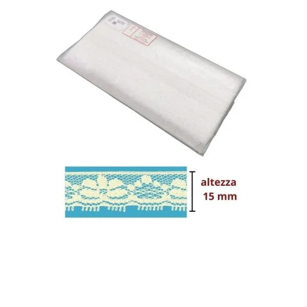 Nylon lace H cm 1.5 item 4099 20 meters