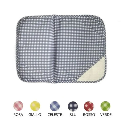 Cotton placemat with Aida cloth insert, item SA00305