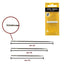 Easy threading hand needles assorted numbers item JJ11448 6 pieces