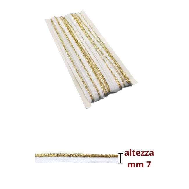 Profilo lurex h mm 7 articolo 2536
metri 20