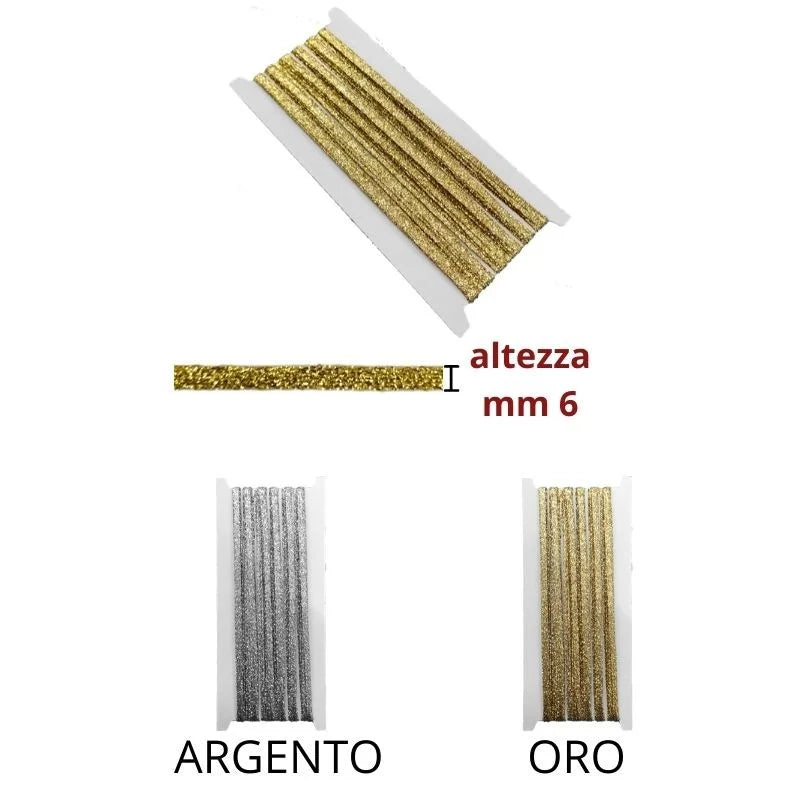 Lurex ribbon h mm 6 article 21/O 20 meters