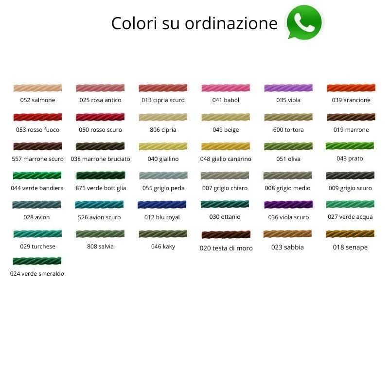 Cordone 2 capi ø mm 1,8 articolo 510/2 metri 20