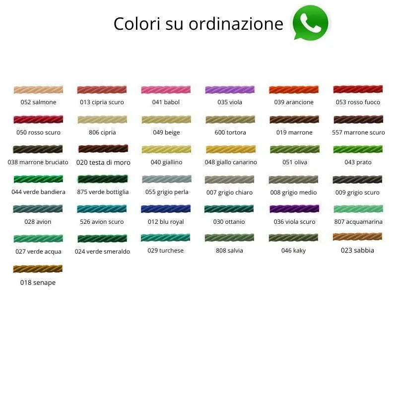 Cordone 3 capi ø mm 3,2 articolo 520/2 metri 20