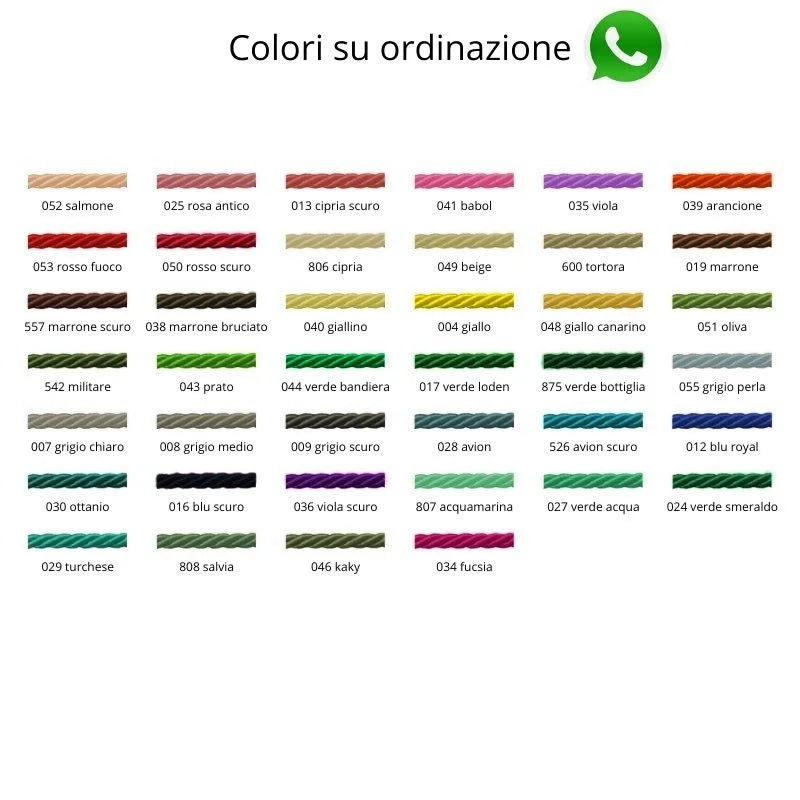 Cordone 3 capi ø mm 5 articolo 520/4 metri 20