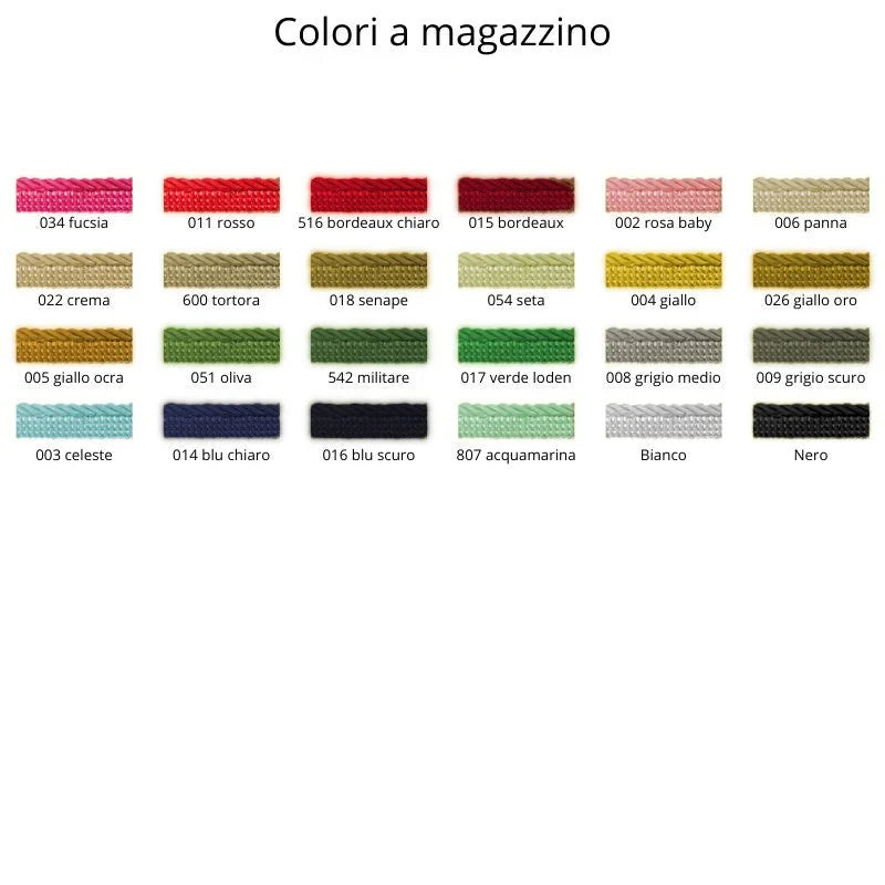 Cordone con profilo ø mm 3 articolo 2560/03 metri 20