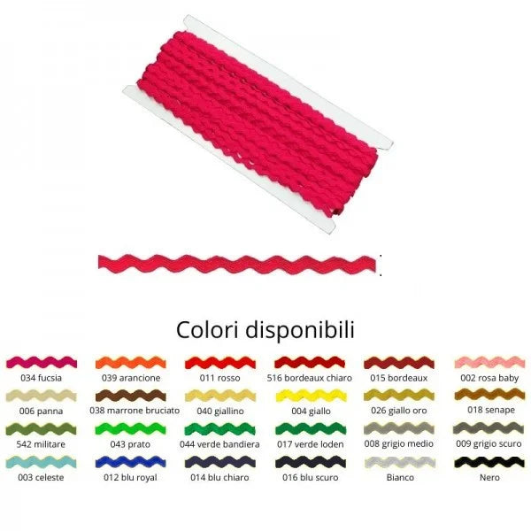 Serpentine trimmings h mm 4 item 450/1 20 meters