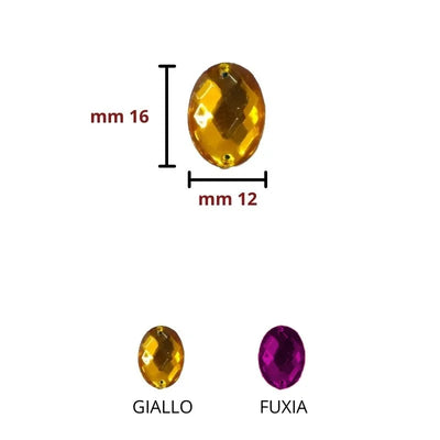 Pietra acrilica da cucire
articolo 2098 pezzi 36