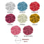 Rosette flower application item 2729/13 6 pieces