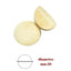 Wooden half pearls ø mm 20 item 181/16 pieces 25