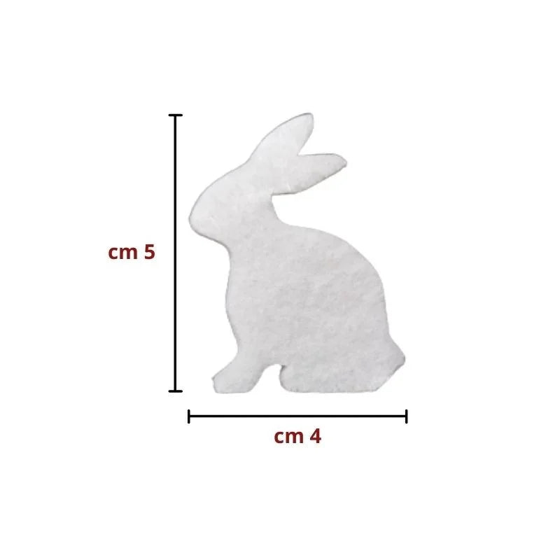 Felt application item AF2
 12 pieces