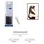 Smooth metal hairpin item 1283/3 pieces 50