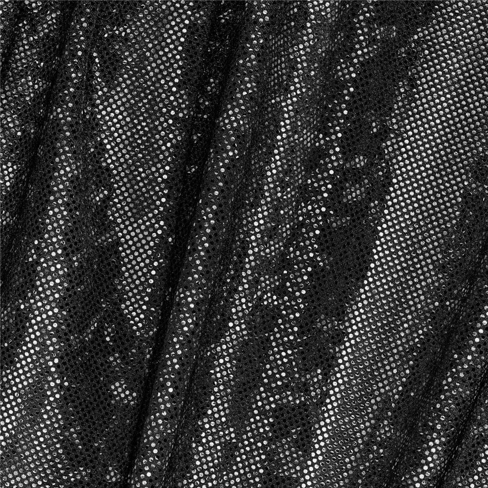 Lyrca fabric with rhinestone effect, h 150 cm, article Honey