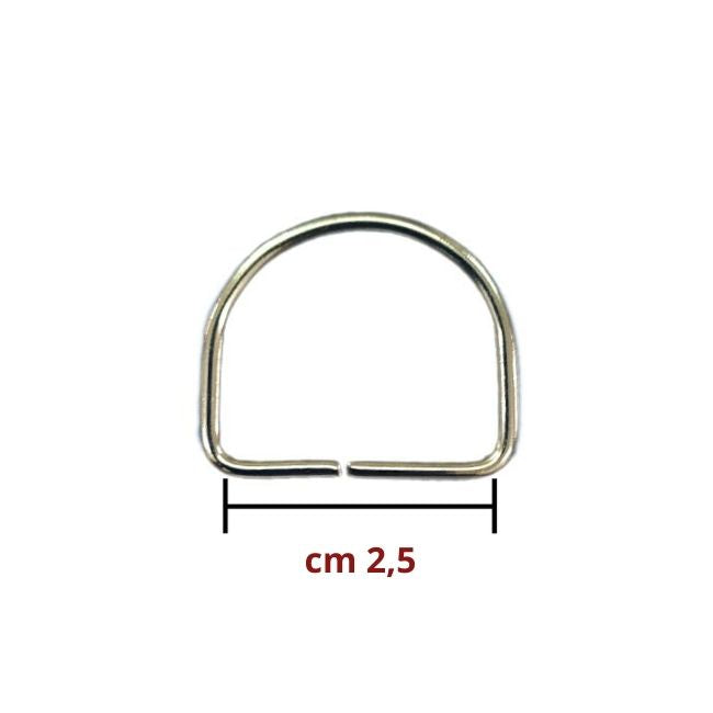Half moon rings h mm 25 item
 10 pieces