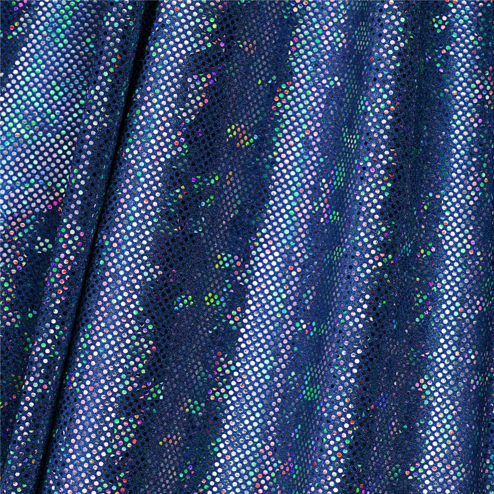 Lyrca fabric with rhinestone effect, h 150 cm, article Honey