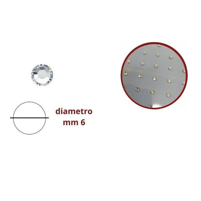 Foglio strass termoadesivo diametro mm 6
pezzi 165