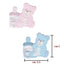 Iron-on application for fabric item 050/B, 3 pieces