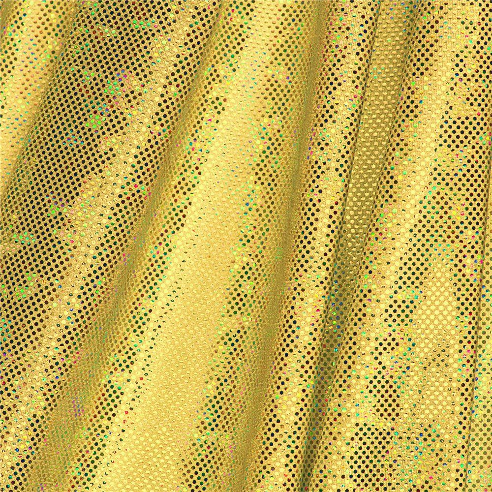 Lyrca fabric with rhinestone effect, h 150 cm, article Honey