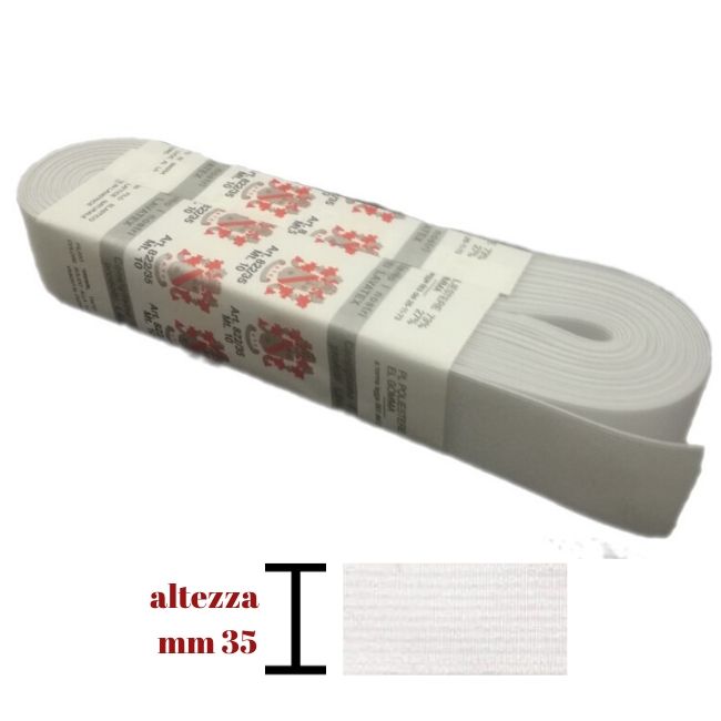 Elastic band h 35 mm
 article 822/35 meters 10