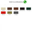 Striped velvet bias tape h mm 25/10/10 item Roma 13 meters 15