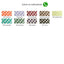 Patterned cotton bias tape h mm 25/5/5 item Cigno 20 meters