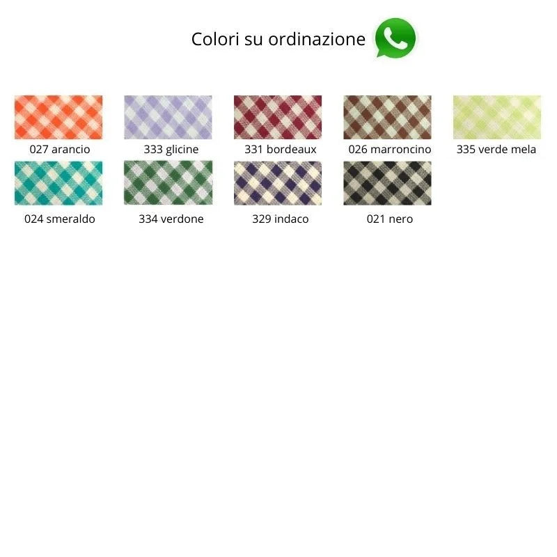 Patterned cotton bias tape h mm 25/5/5 item Cigno 20 meters