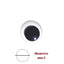 Adhesive moving eyes ø mm 5 item 600/5 pieces 100