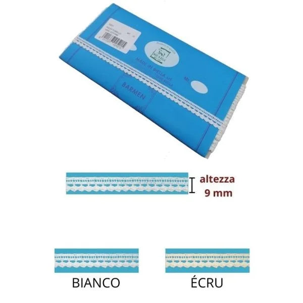 Merletto in cotone articolo 5231 metri 10