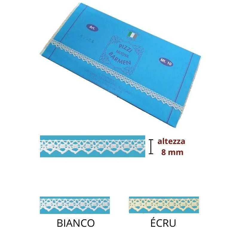Merletto in cotone articolo 01506 metri 10