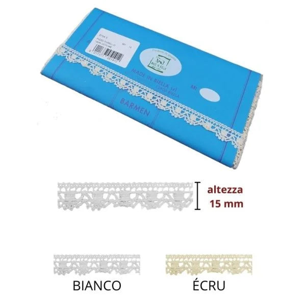 Merletto in cotone articolo 8704 metri 10