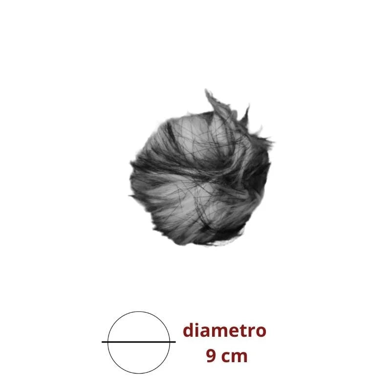Pompon pelliccia ø cm 9 articolo King Lince 025126