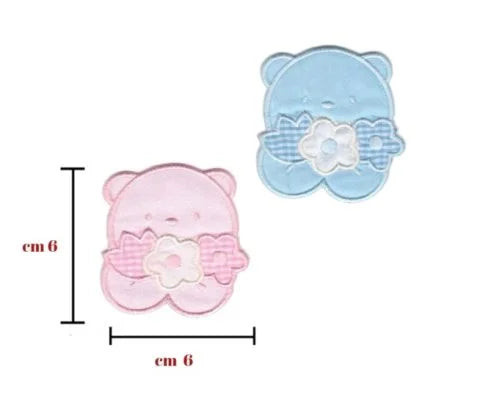 Iron-on application for fabric item 471/B, 6 pieces