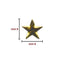 Borchia forma stella termoadesiva  articolo B25 pezzi 168