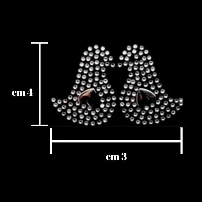 Iron-on application of rhinestones, item SM558