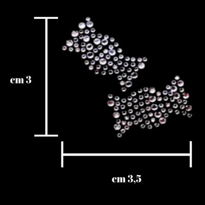 Iron-on application of rhinestones, item SM559
