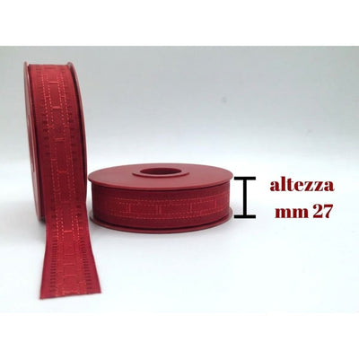 Lamé worked ribbon h mm 27 harticolo V132/27 20 meters