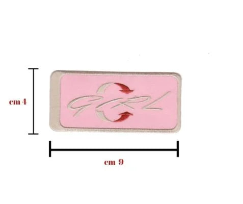 Iron-on fabric application item 7081 6 pieces
