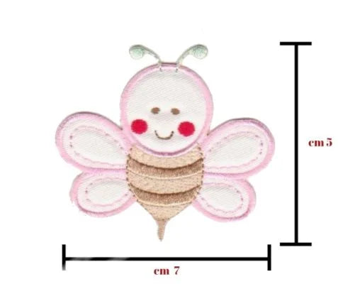 Iron-on fabric application item 7881 3 pieces