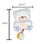 Iron-on fabric application item 8020 3 pieces