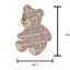 Iron-on fabric application item 8191 4 pieces