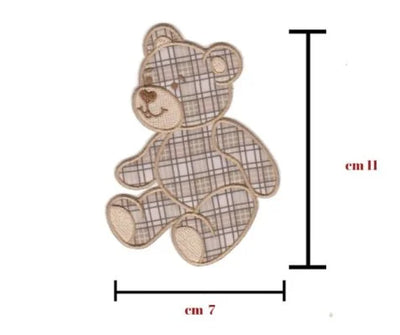 Iron-on fabric application item 8191 4 pieces