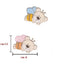Iron-on fabric application item 8153 3 pieces