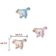 Iron-on fabric application item 9054 6 pieces