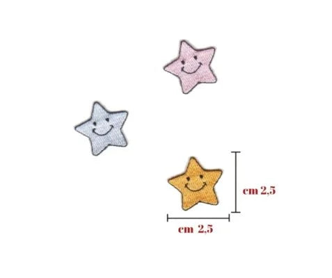 Iron-on fabric application item 9042 9 pieces