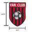 Iron-on fabric application item 8635 3 pieces