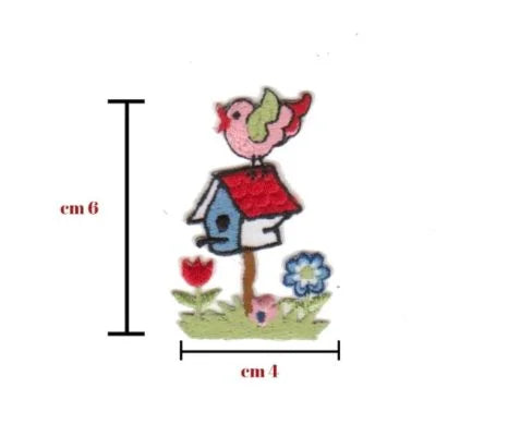 Iron-on fabric application item 7104 6 pieces